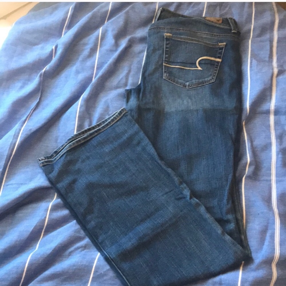 American Eagle Kick Boot Denim